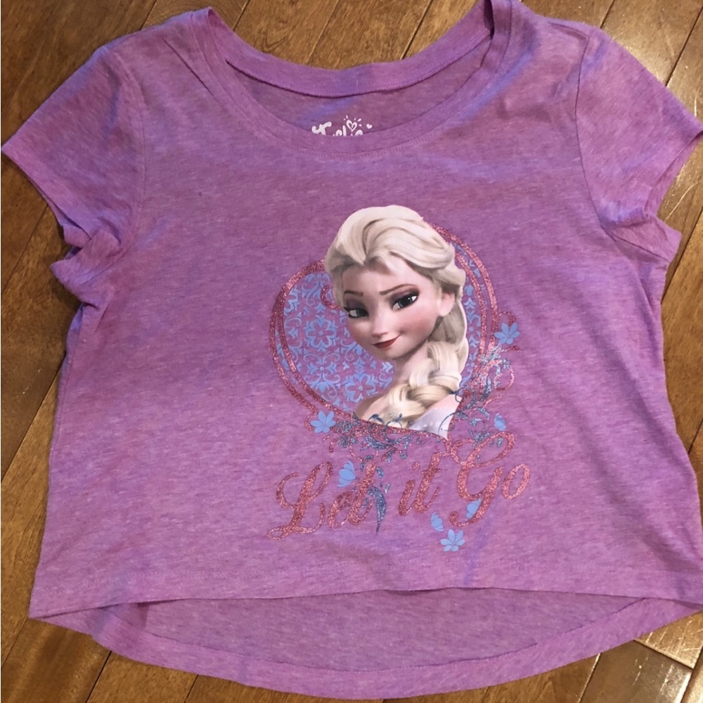 Girls Justice Frozen Top